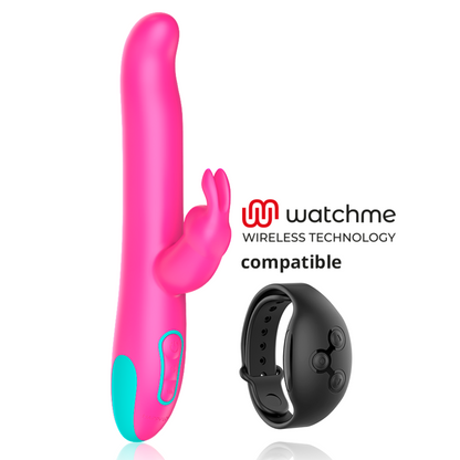 HAPPY LOKY - PLUTO CONIGLIO VIBRATORE E ROTATORE WATCHME COMPATIBILE CON LA TECNOLOGIA WIRELESS