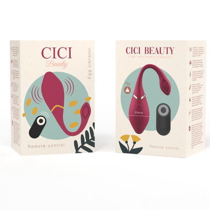 CICI BEAUTY - PREMIUM SILICONE UOVO VIBRATORE TELECOMANDO