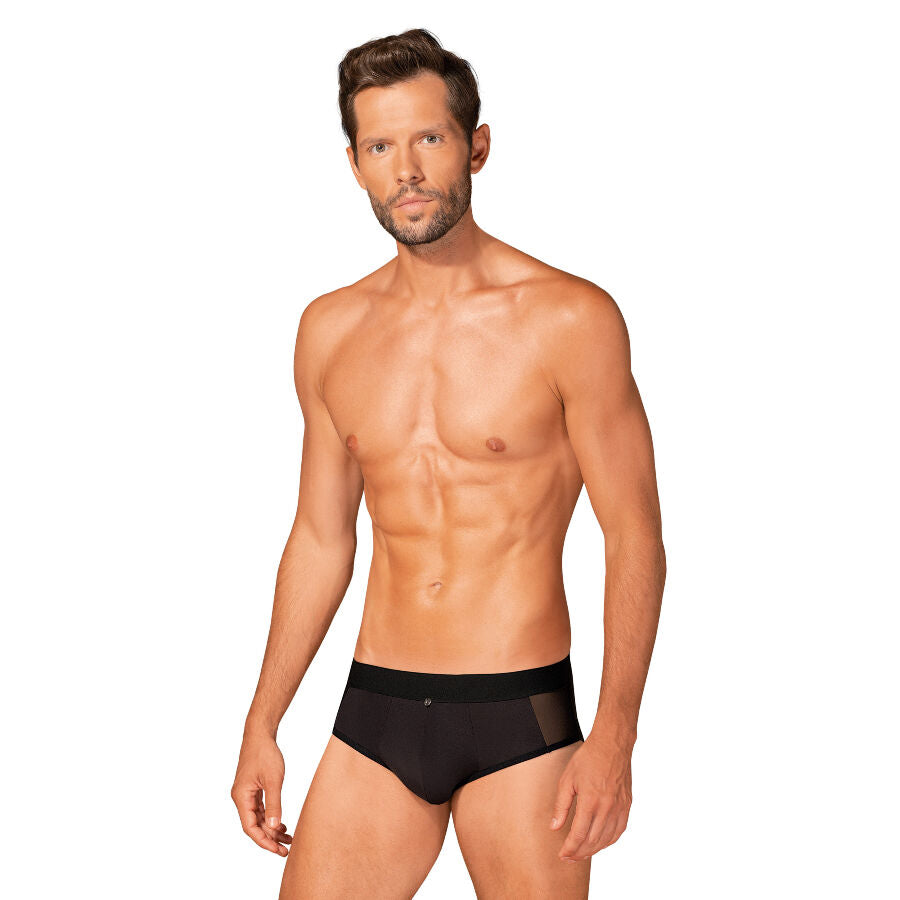 OBSESSIVE - SLIP BOLDERO NERO S/M