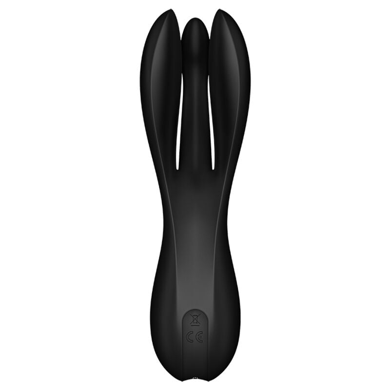 SATISFYER - VIBRATORE THREESOME 2 NERO