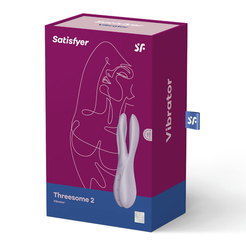 SATISFYER - VIBRATORE THREESOME 2 NERO