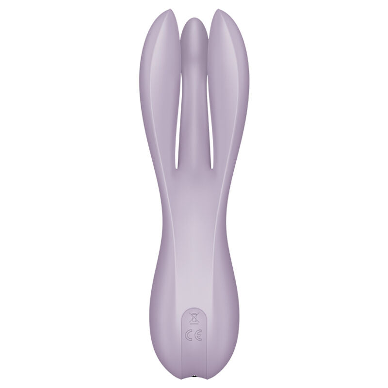 SATISFYER - VIBRATORE THREESOME 2 NERO