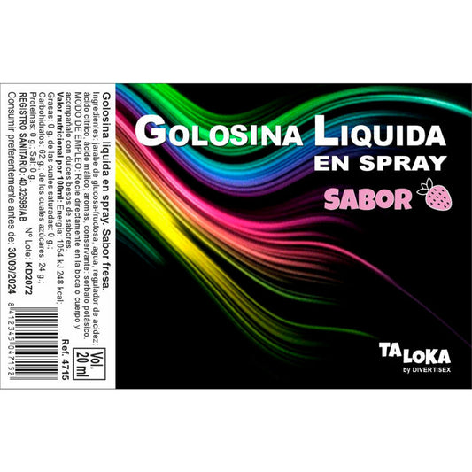 TALOKA - SPRAY LIQUIDO PER CARAMELLE ALLA FRAGOLA