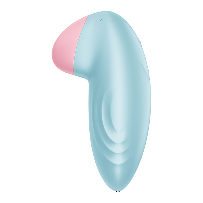 SATISFYER - VIBRATORE DA LAY-ON TROPICAL TIP BLU