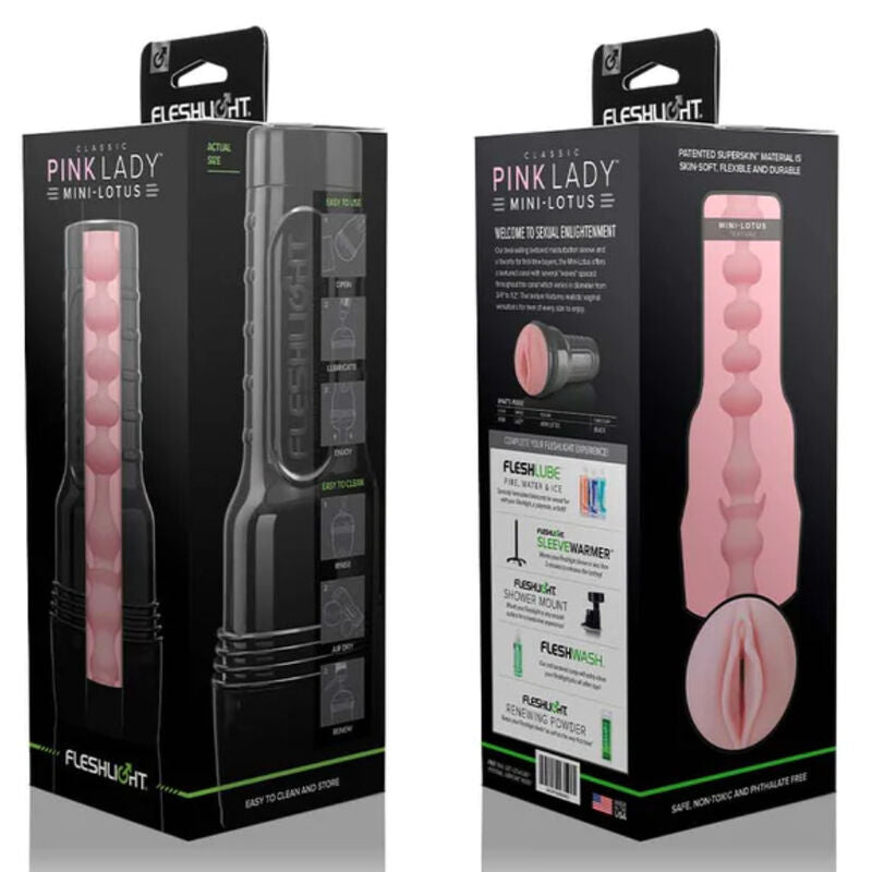 FLESHLIGHT - MASTURBATORE MINI-LOTUS PINK LADY