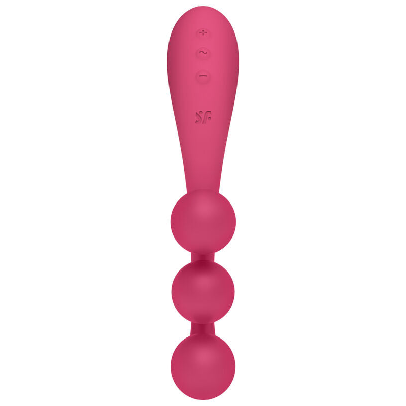 SATISFYER - MULTI VIBRATORE TRI BALL 1 ROSSO