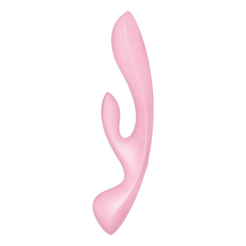 SATISFYER - TRIPLE OH VIBRAZIONE IBRIDA ROSA