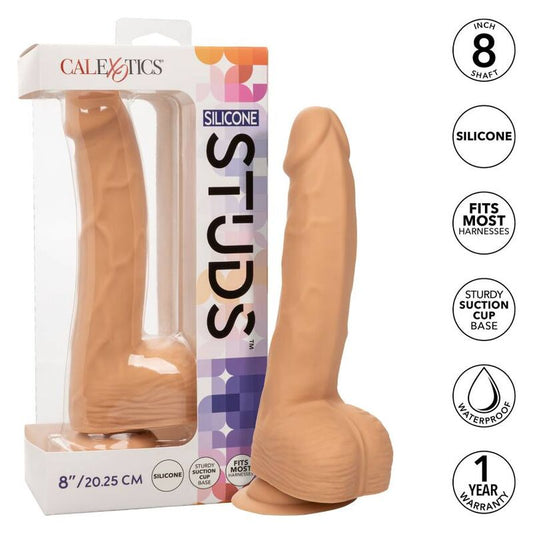 CALEXOTICS - BORCHIE IN SILICONE 20.32 CM PELLE