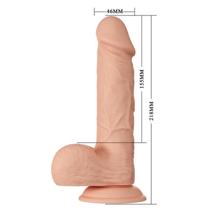 BAILE - BELLISSIMO INCONTRO DILDO REALISTICO FLESSIBILE BAHAMUT 21.8 CM NATURALE