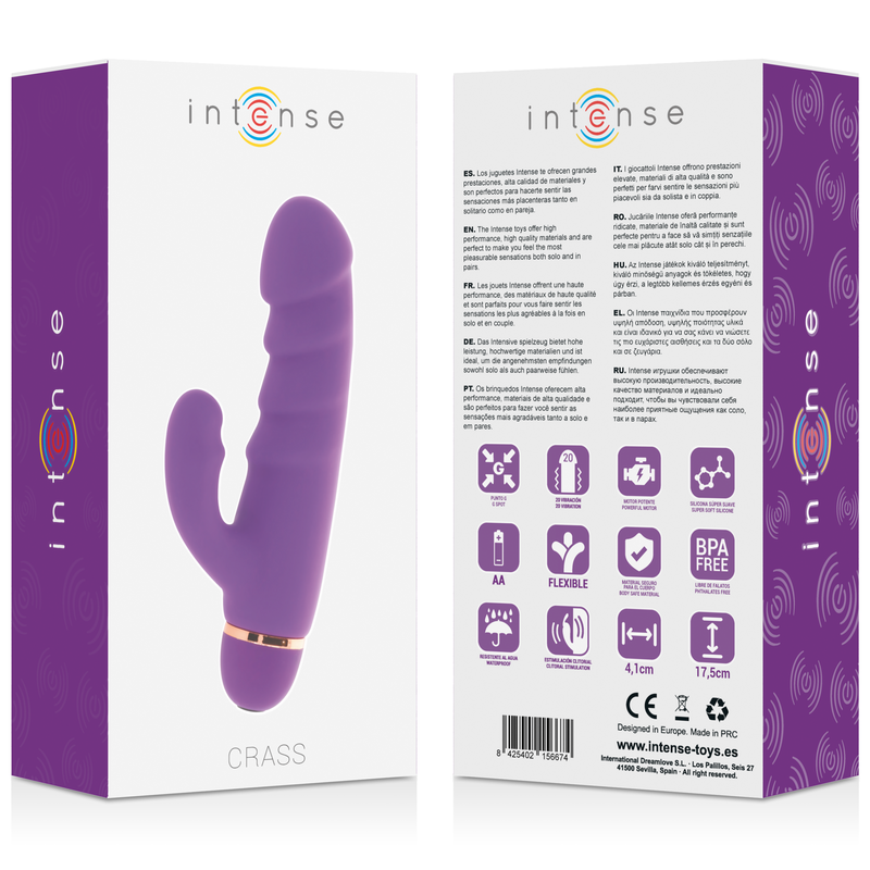 INTENSE - CRASS 20 VELOCIT SILICONE LILLA