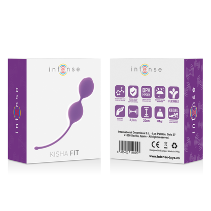 INTENSE - KISHA FIT IN SILICONE KEGEL LILLA