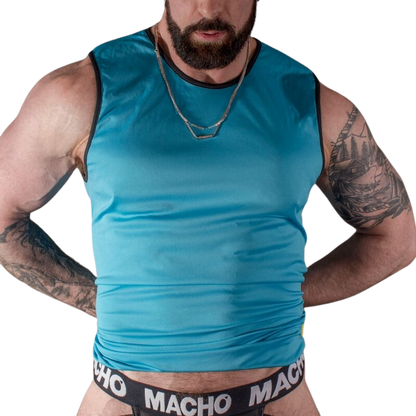 MACHO - MAGLIETTA BLU S/M