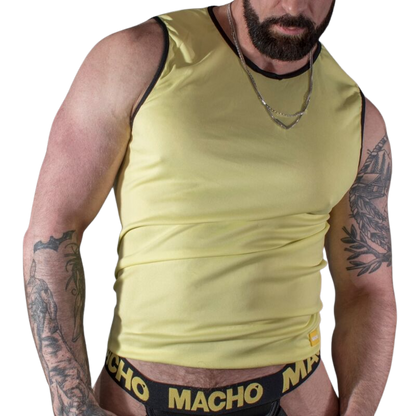 MACHO - MAGLIETTA GIALLA S/M