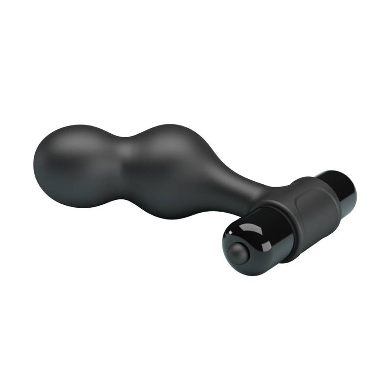 MR PLAY - PLUG ANALE VIBRATORE IN SILICONE NERO