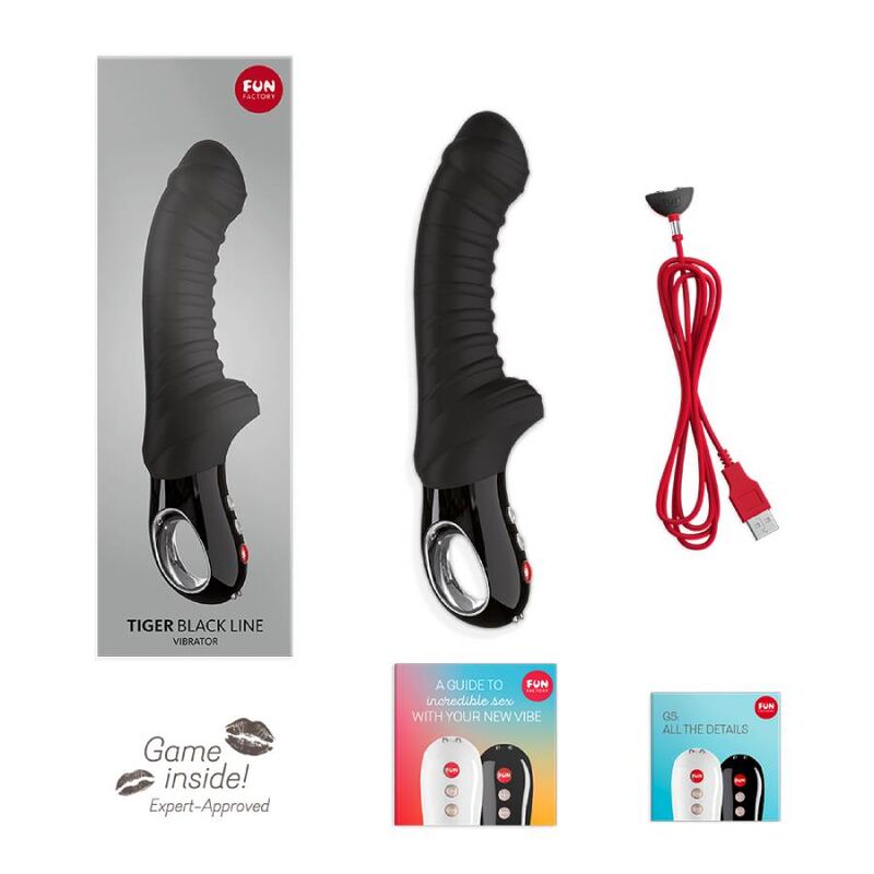 FUN FACTORY - VIBRATORE TIGER LINEA NERA