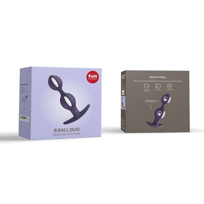 FUN FACTORY - PLUG ANALE B BALLS DUO CON MOTION GRIGIO NERO