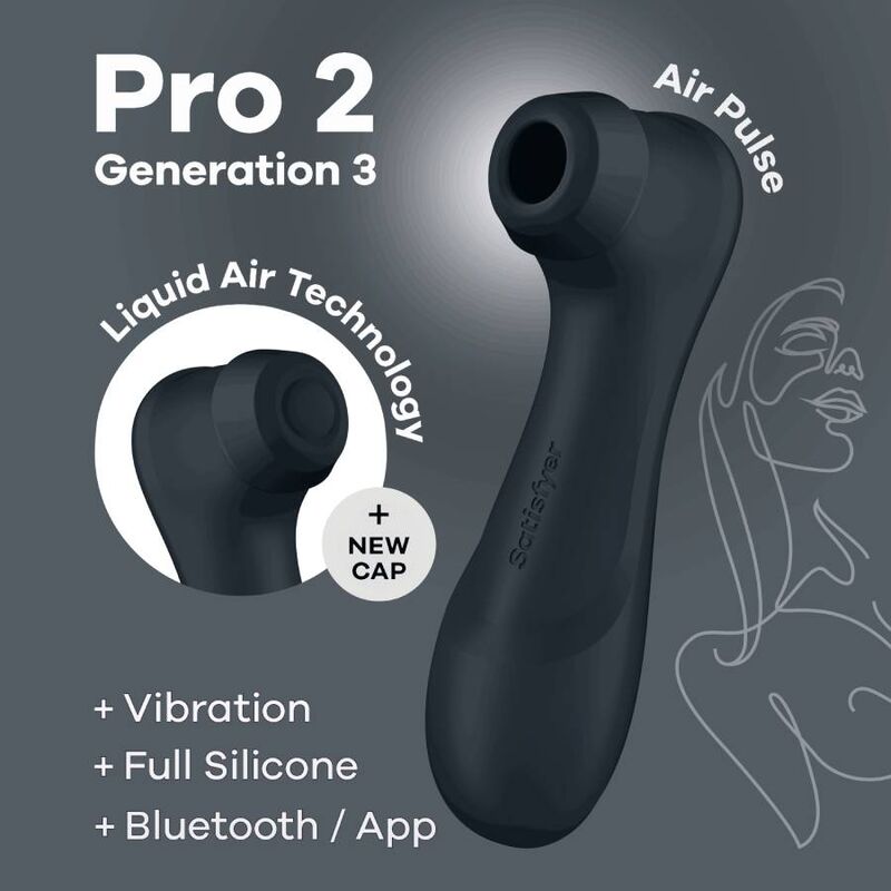 SATISFYER - PRO 2 GENERACIÓN 3 WINE ROSSO BLUETOOTH E APP