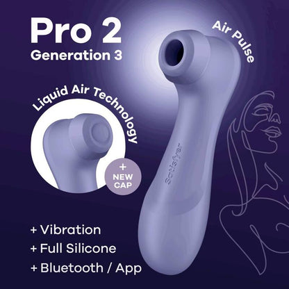 SATISFYER - PRO 2 GENERACIÓN 3 WINE ROSSO BLUETOOTH E APP