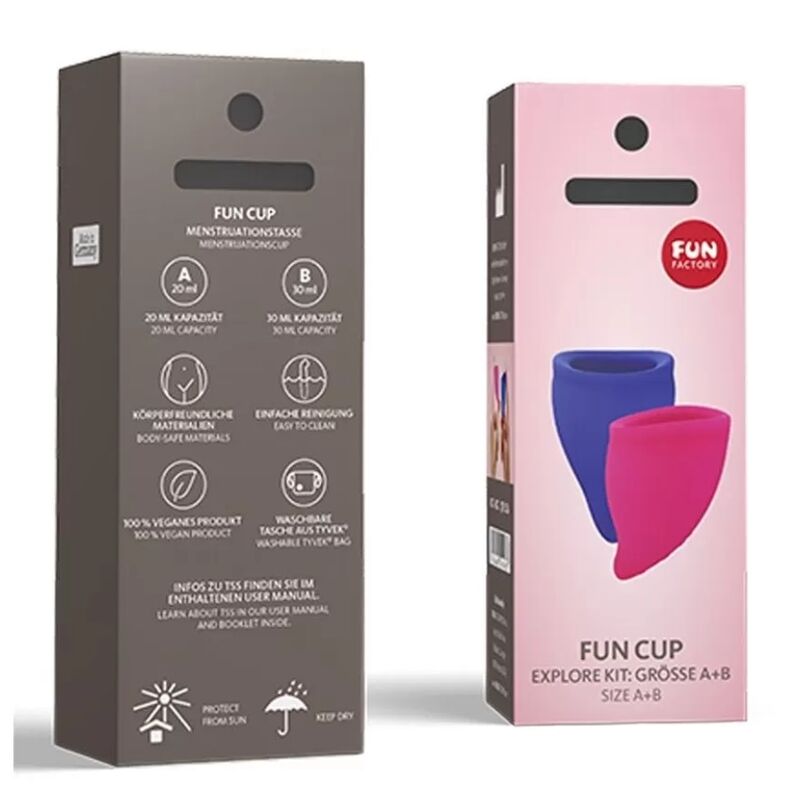 FUN FACTORY - KIT FUN CUP ESPLORA ROSA E OLTREMARE