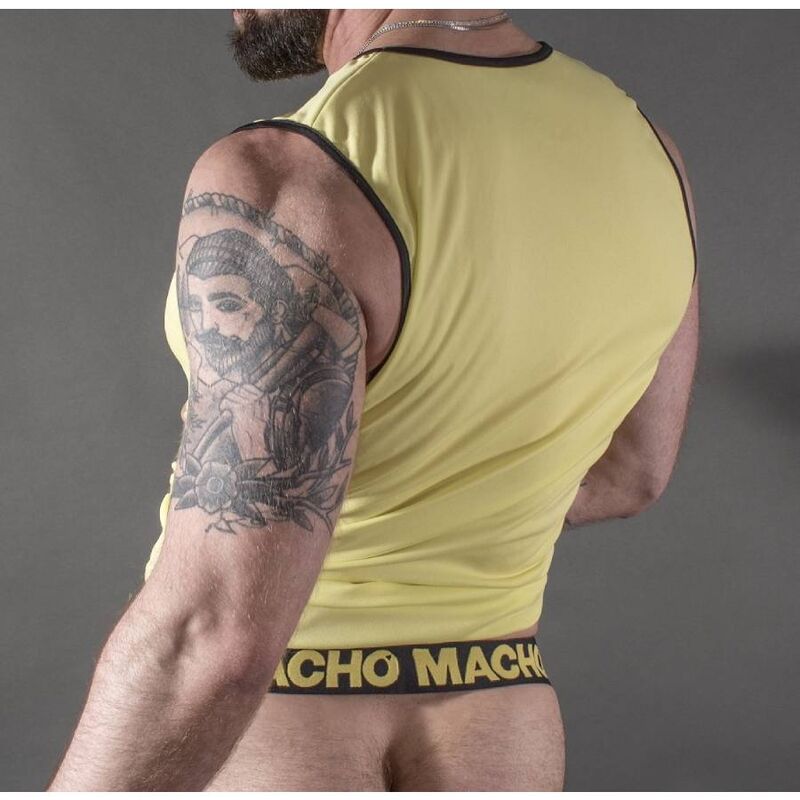 MACHO - MAGLIETTA GIALLA S/M