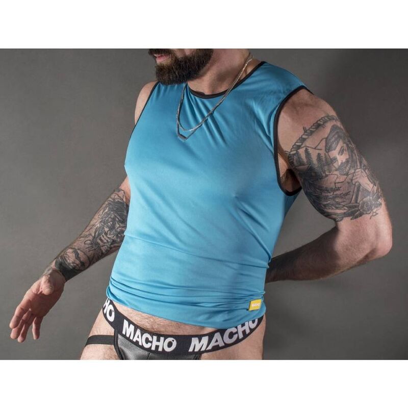 MACHO - MAGLIETTA BLU S/M