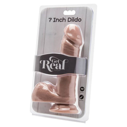 GET REAL - DILDO 18 CM CON PALLE DI PELLE