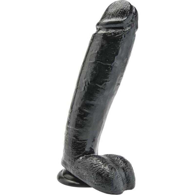 GET REAL - DILDO 25,5 CM CON SFERE NERO