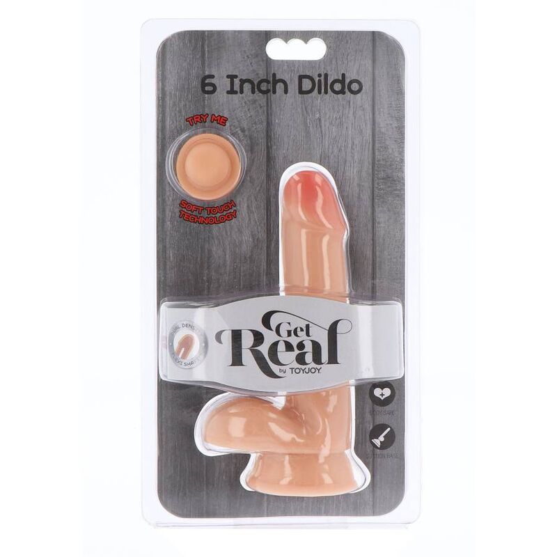 GET REAL - DILDO A DOPPIA DENSIT 17 CM PALLE PELLE