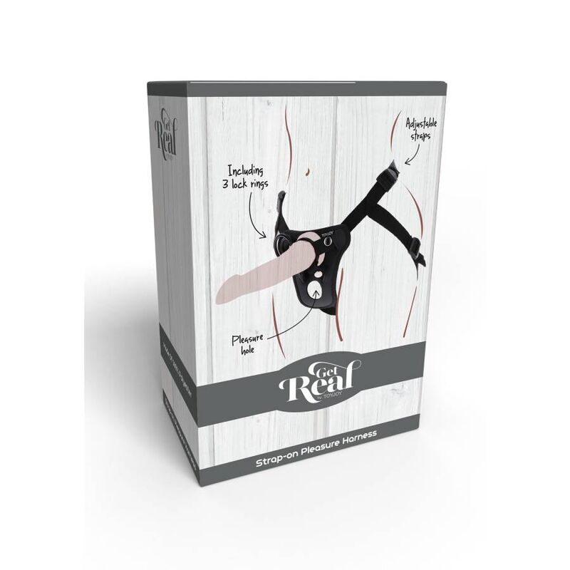 GET REAL - IMBRACATURA DA PIACERE CON CINTURINO NERA