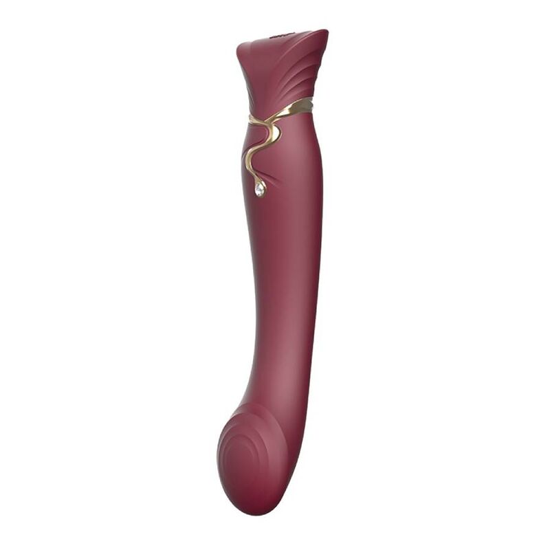 ZALO - SET QUEEN PULSE WAVE CLIT STIM ROSSO