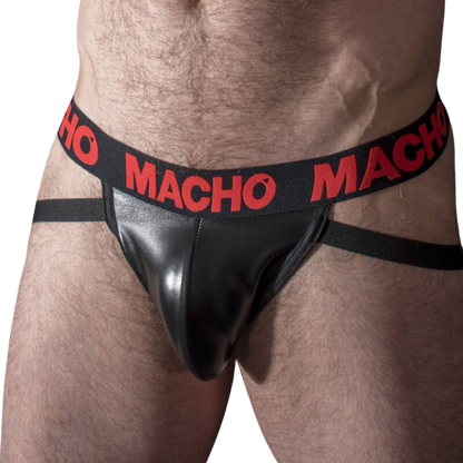 MACHO - MX25RC JOCK ROSSO PELLE S