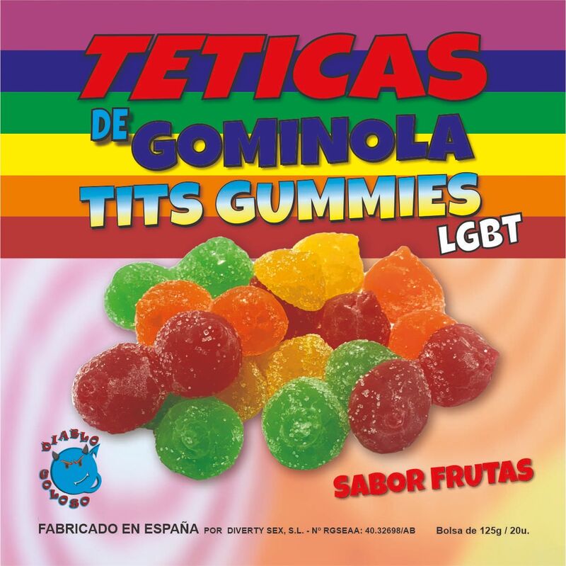 DIABLO GOLOSO - ZUCCHERO ASSORTITO GUMMY TEETICS LGTB