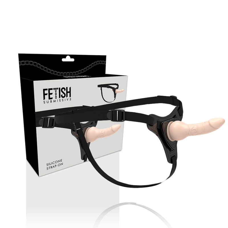 FETISH SUBMISSIVE HARNESS - SILICONE REALISTICO IN CARNE 16CM