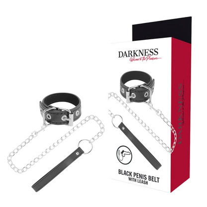 DARKNESS - ANELLO PER PENE CON CINTURINO