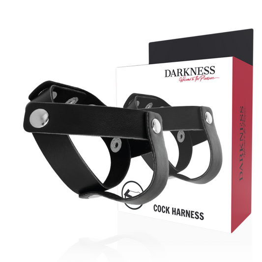 DARKNESS - ANELLO IN PELLE PER PENE E TESTICOLI