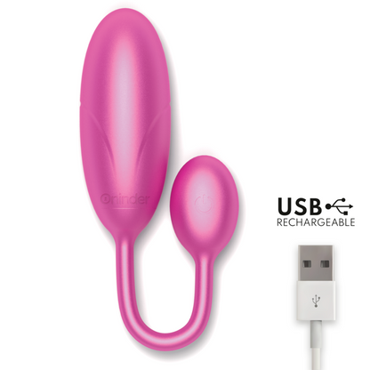 ONINDER - UOVO VIBRANTE DENVER ROSA 7 X 2,7 CM APP GRATUITA