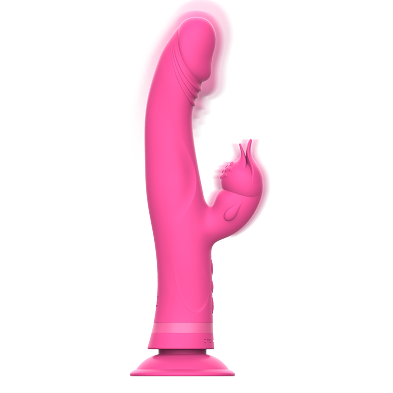 INTENSE - VIBRATORE JULIO RABBIT IN SILICONE ROSA