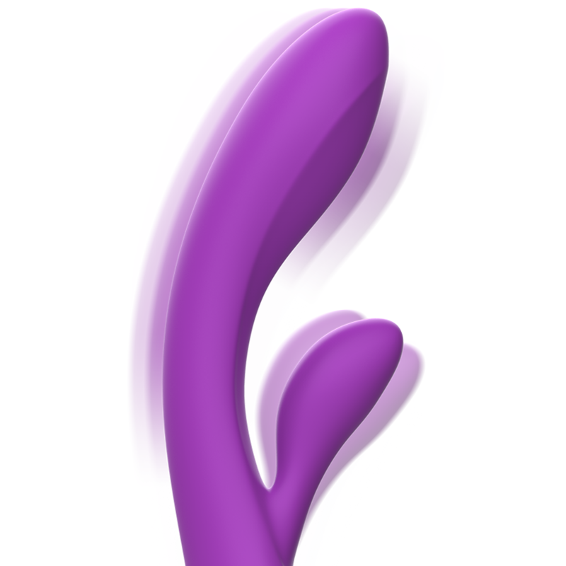 INTENSE - VIBRATORE LUIGI RABBIT SILICONE LIQUIDO VIOLA