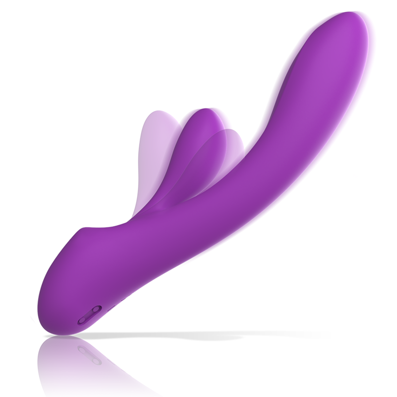 INTENSE - VIBRATORE LUIGI RABBIT SILICONE LIQUIDO VIOLA