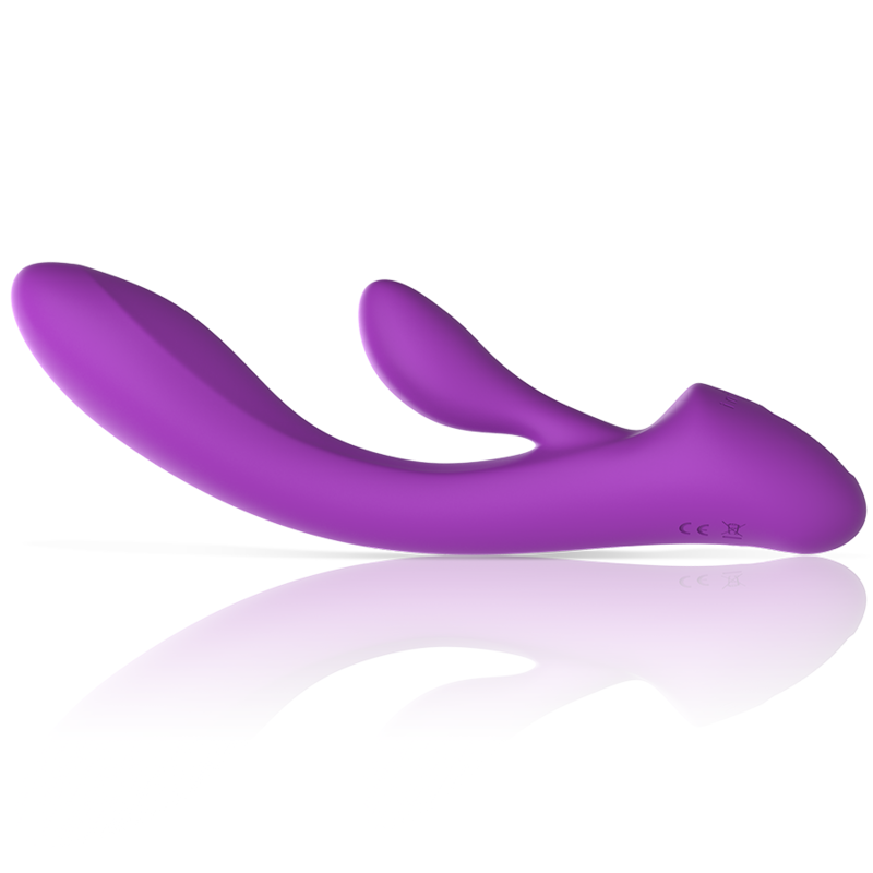 INTENSE - VIBRATORE LUIGI RABBIT SILICONE LIQUIDO VIOLA