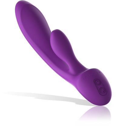 INTENSE - VIBRATORE LUIGI RABBIT SILICONE LIQUIDO VIOLA