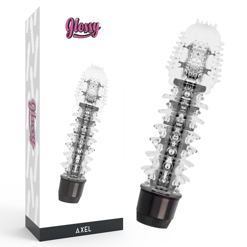 GLOSSY - VIBRATORE AXEL NERO