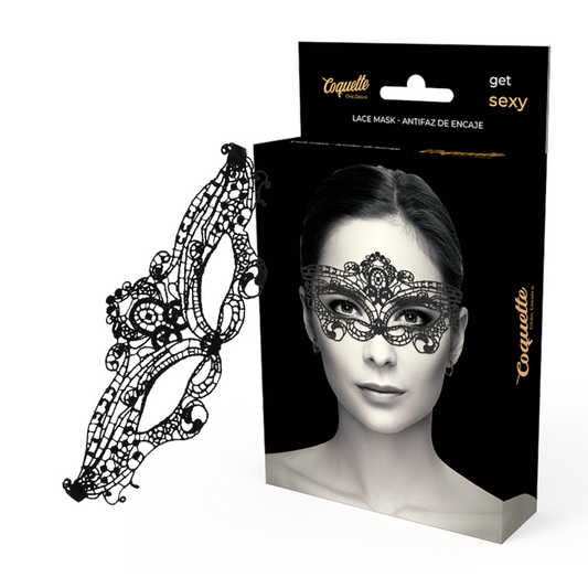 COQUETTE CHIC DESIRE - MASCHERA IN FINE PIZZO NERO