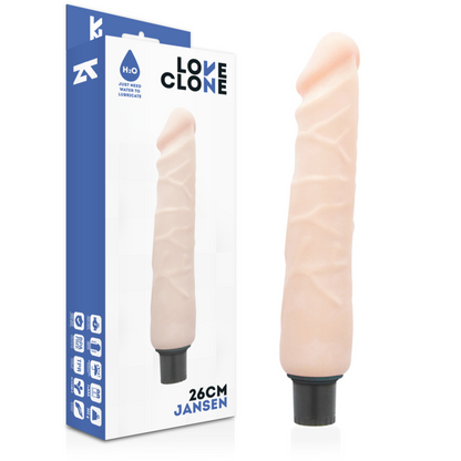 LOVECLONE - VIBRATORE AUTOLUBRIFICANTE JANSEN 26 CM -O- 4.2 CM