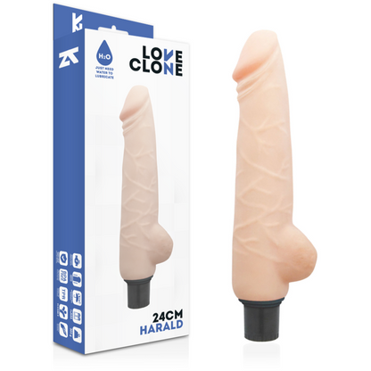 LOVECLONE - VIBRATORE HARALD AUTOLUBRIFICANTE 24 CM -O- 4 CM