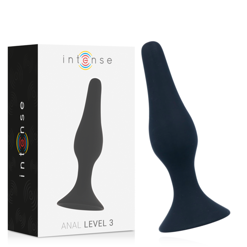 INTENSE - ANALE LIVELLO 3 12,5 CM NERO