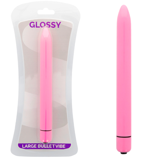 GLOSSY - VIBRATORE SLIM DEEP ROSE