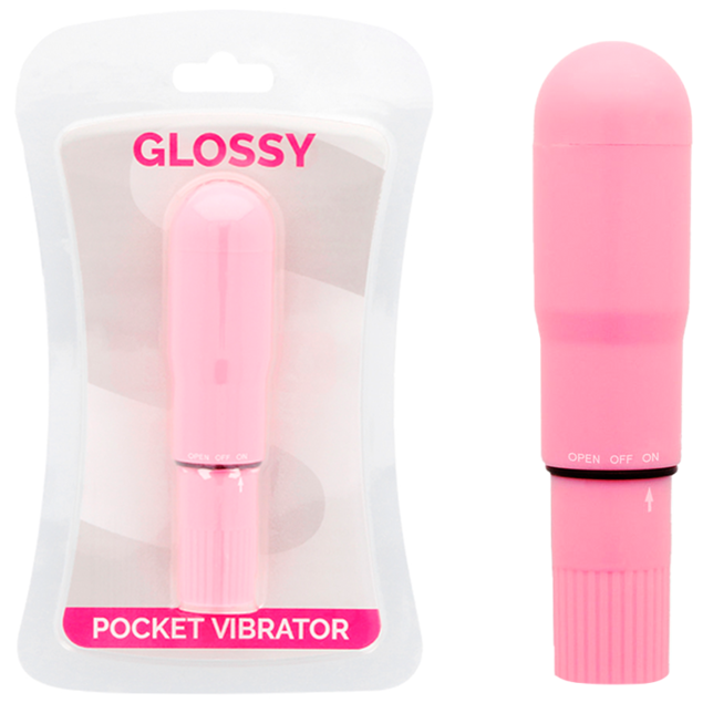 GLOSSY - VIBRATORE TASCABILE ROSA