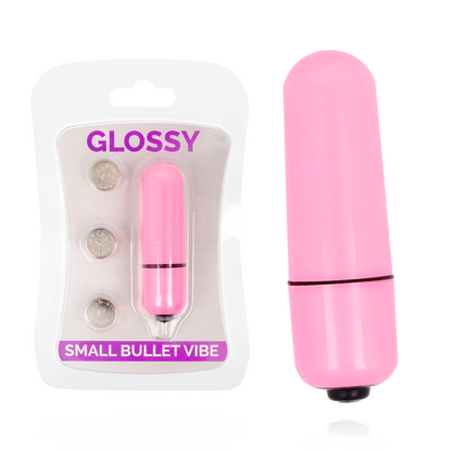 GLOSSY - SMALL BULLET VIBE DEEP ROSE