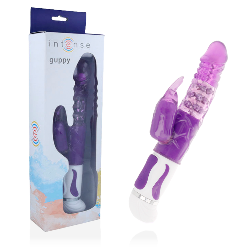 INTENSE - VIBRATORE ROTANTE GUPPY LILLA